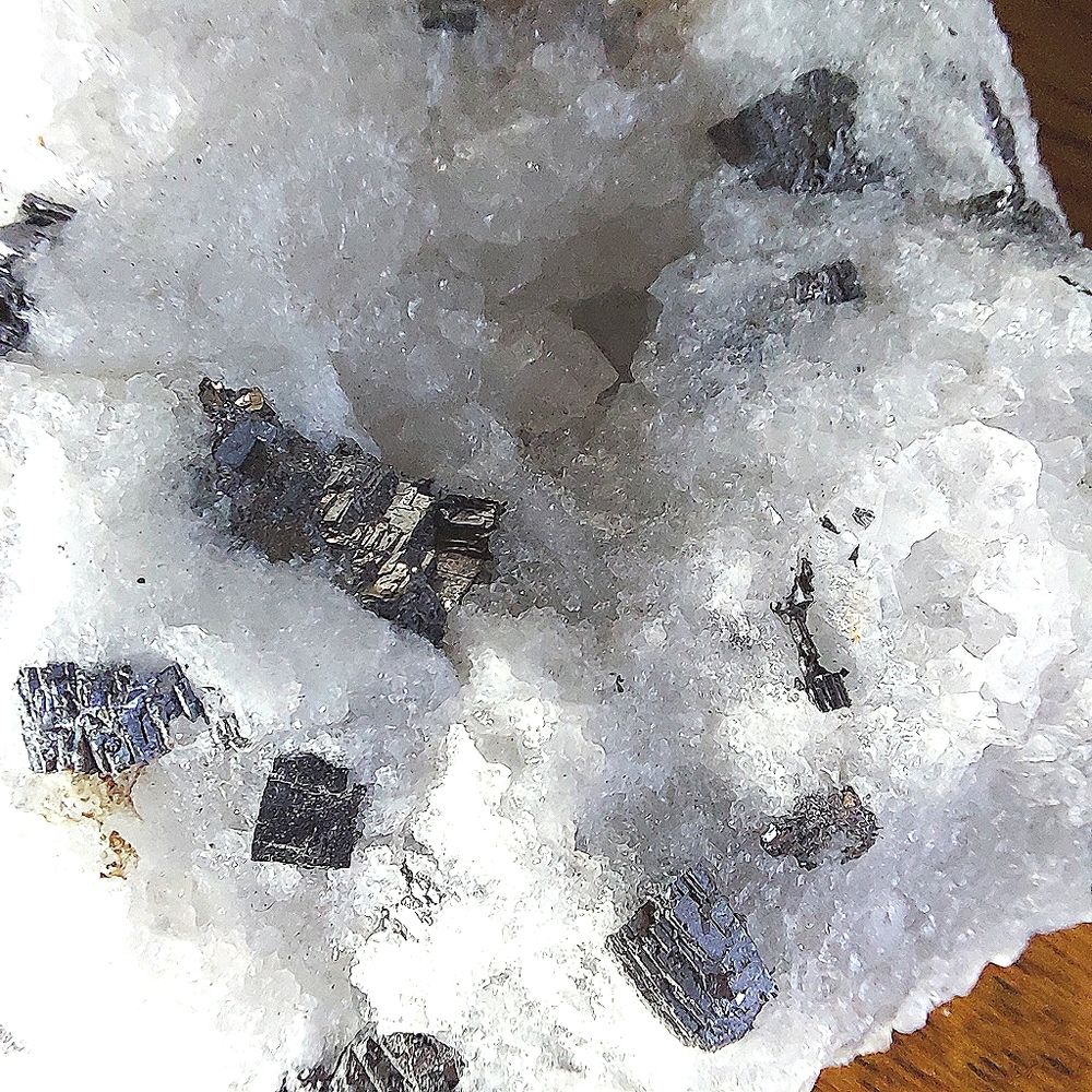 Calcite with Galena